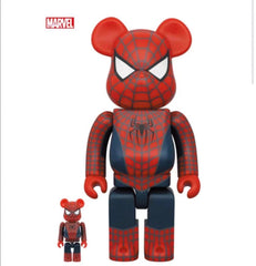 BE@RBRICK x Marvel 蜘蛛侠友好邻里版 100%+400% bearbrick spiderman