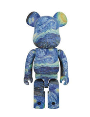 BE@RBRICK x MoMA x 文森特·梵高《星夜》 1000% bearbrick