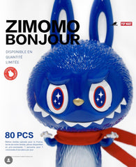 Pop Mart x How2Work Zimomo Bonjour(法国独家,全球限量80件)labubu popmart