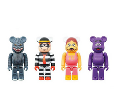 [现货] BE@RBRICK x 麦当劳 VS 哥斯拉 150% 套装 4 件