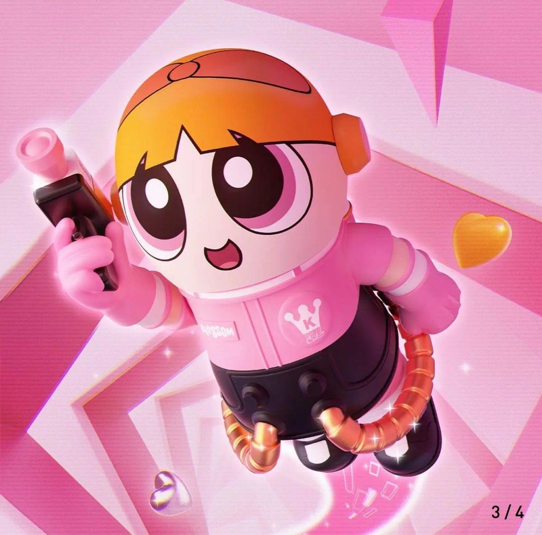 Pop Mart Mega Space Molly 100%+400% 飞天小女​​警 Blossom