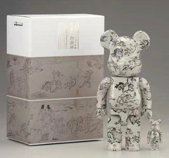 BE@RBRICK x Choju Jinbutsu Giga 100% & 400% Bearbrick 鸟兽人物戏画 Japanese Art