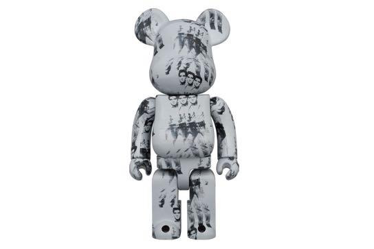 BE@RBRICK x Andy Warhol x Triple Elvis Presley (1963) 1000% bearbrick ...