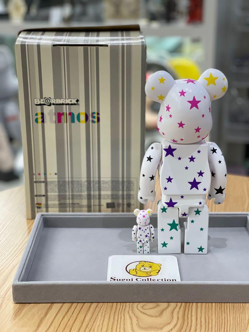 BE@RBRICK x Atmos 100%+400% 套装（2009 年第一代）bearbrick
