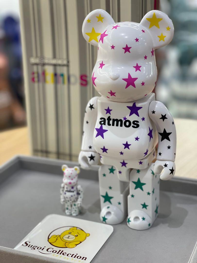 BE@RBRICK x Atmos 100%+400% 套装（2009 年第一代）bearbrick