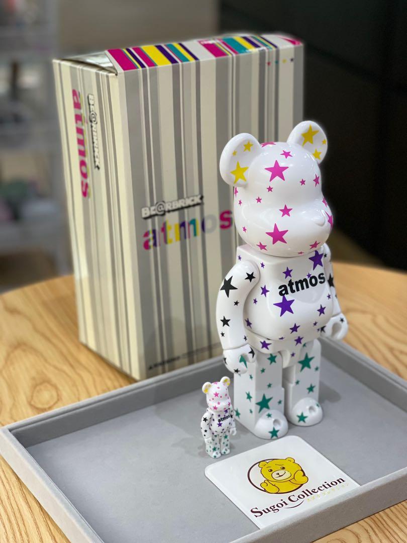 BE@RBRICK x Atmos 100%+400% 套装（2009 年第一代）bearbrick