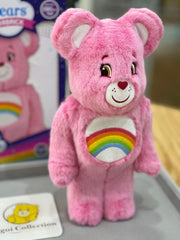 BE@RBRICK x Cheer Bear Costume 400% bearbrick care bear pink