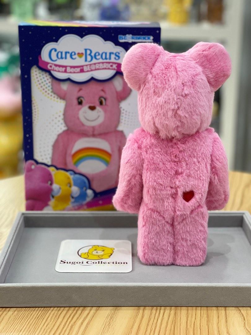 BE@RBRICK x Cheer Bear Costume 400% bearbrick care bear pink