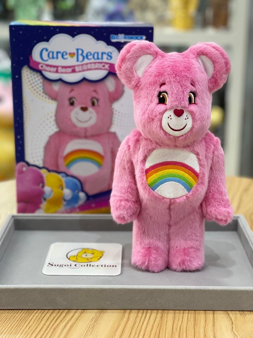 BE@RBRICK x Cheer Bear Costume 400% bearbrick care bear pink