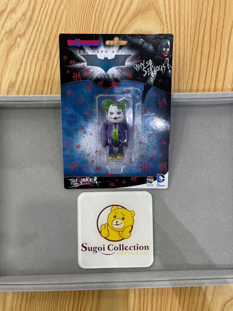 BE@RBRICK x DC Comics x The Joker 100%（2016 年发布）bearbrick“为什么这么严肃”