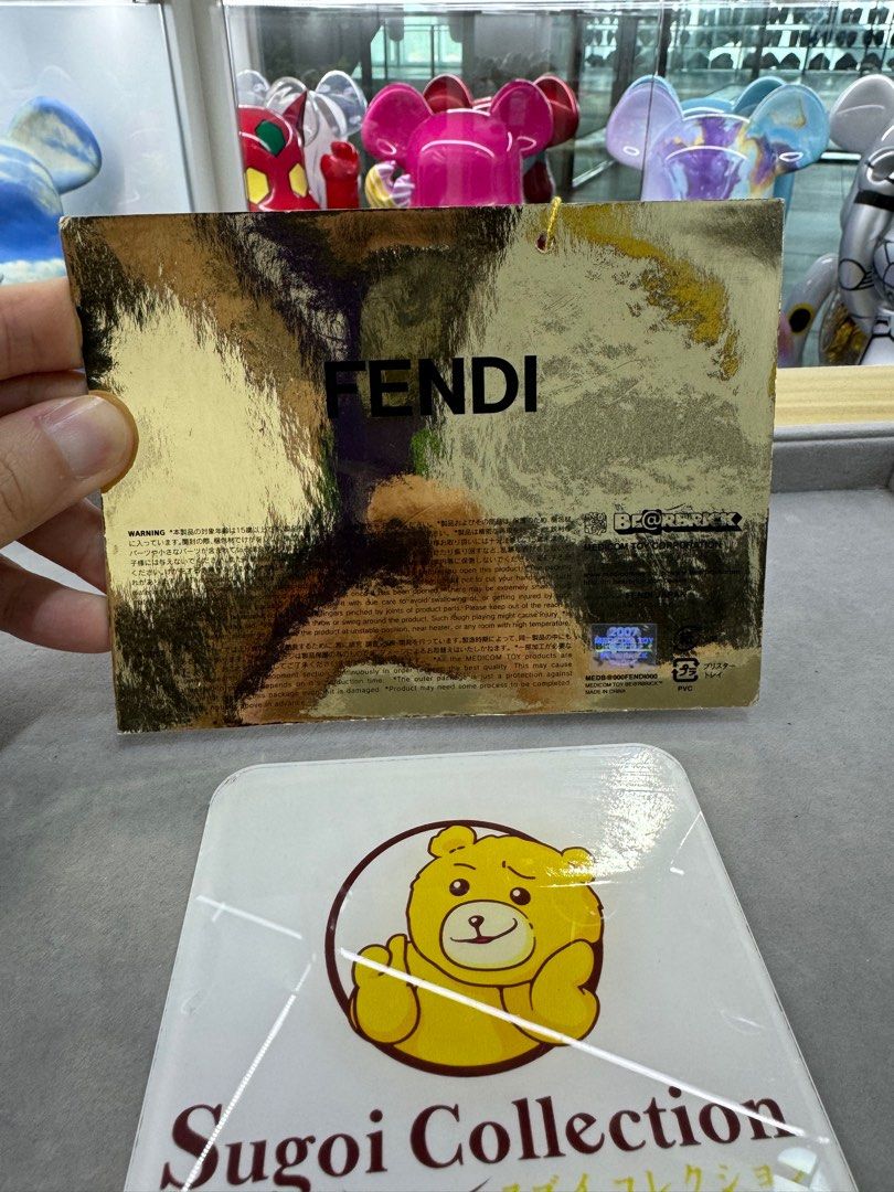Be@RBRICK x Fendi 100% 混色版（2007 年发售）bearbrick