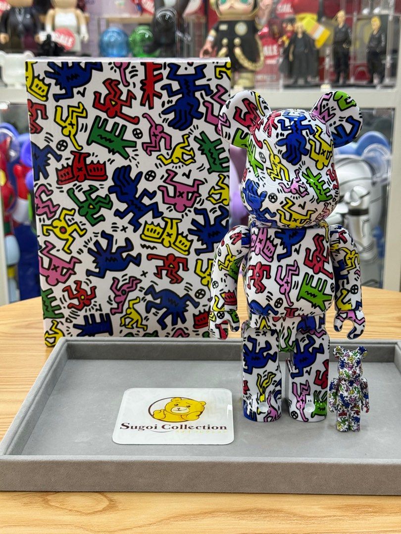 BE@RBRICK x Keith Haring #1 100%+400% (1st gen released in 2018)