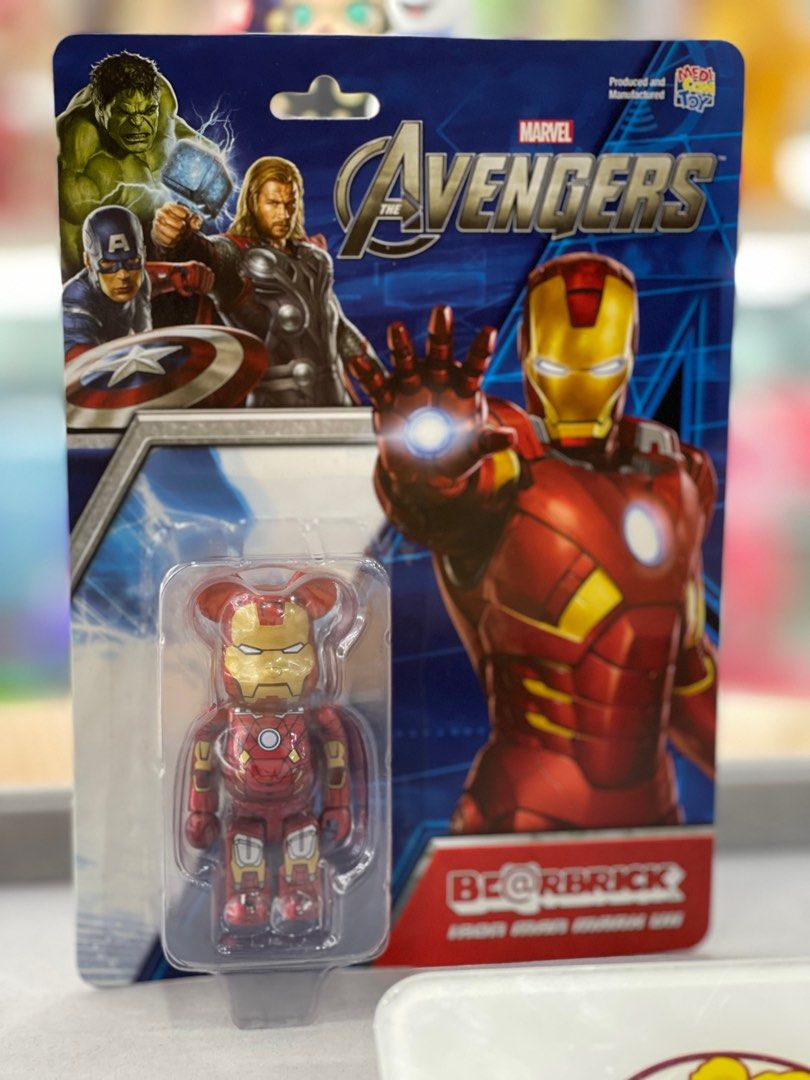 BE@RBRICK x Marvel 钢铁侠 Mark VII 100% bearbrick MK7 mark 7