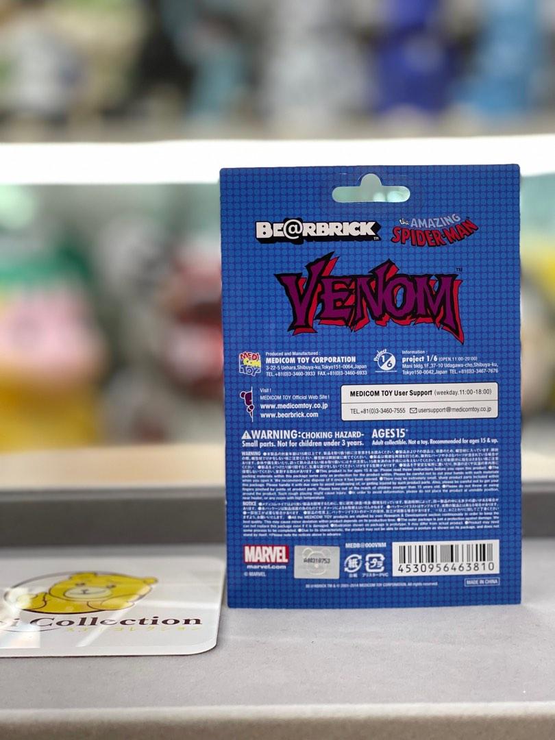 BE@RBRICK x Marvel Venom 100%（第一代于 2014 年发布）bearbrick