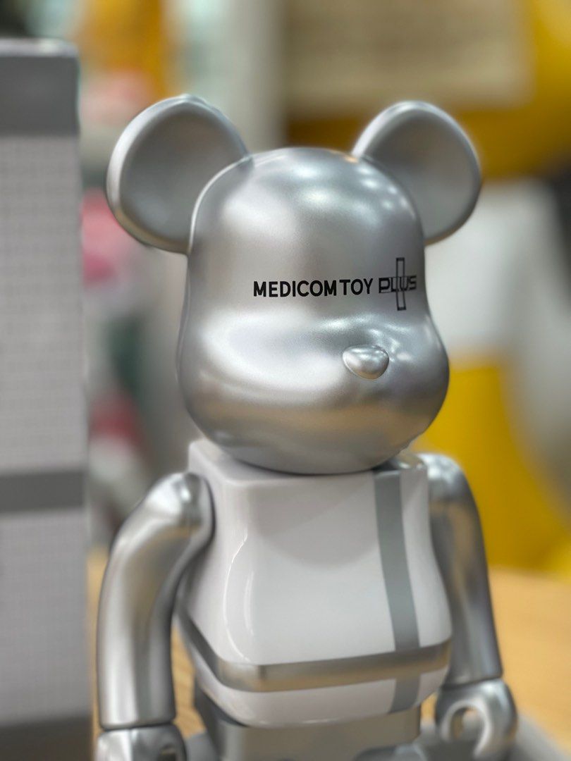 BE@RBRICK x Medicom Toy Plus 400% Silver (1st gen released in 2016)