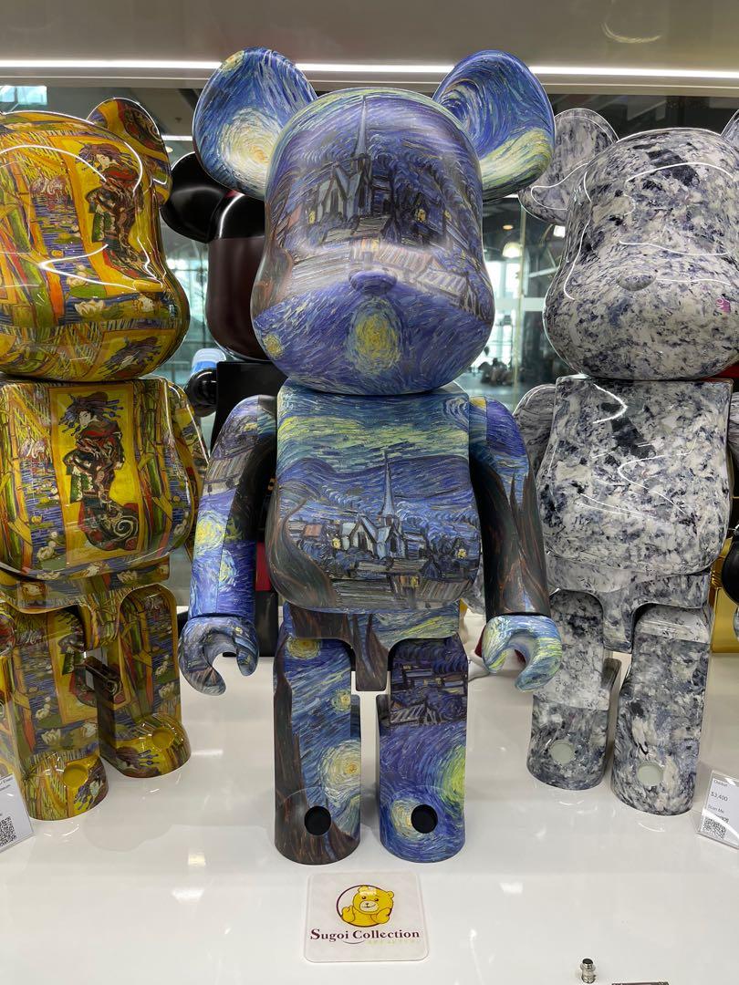 BE@RBRICK x MoMA x Vincent Van Gogh “The Starry Night” 1000% bearbrick