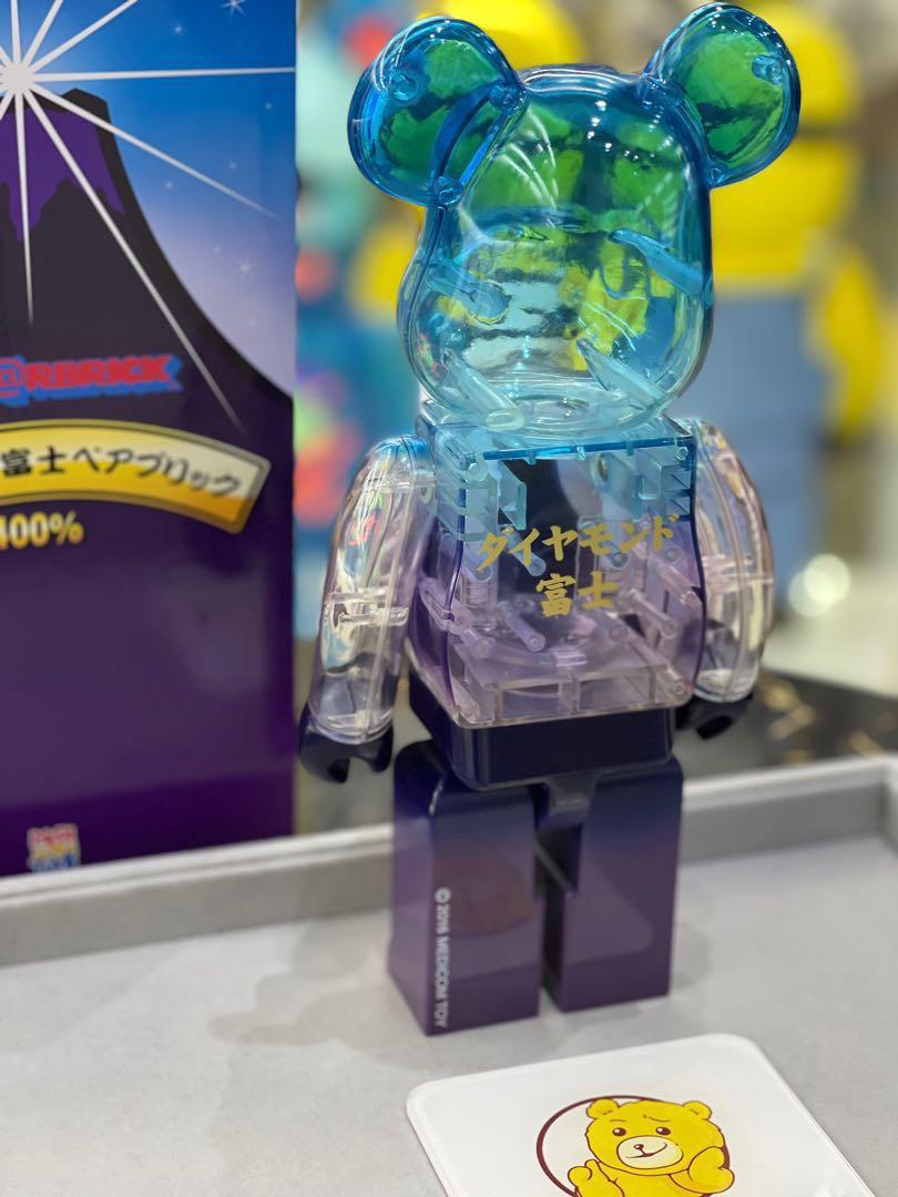 BE@RBRICK x 富士山 100%+400% (4 件套) 钻石/倒置/日出/红富士