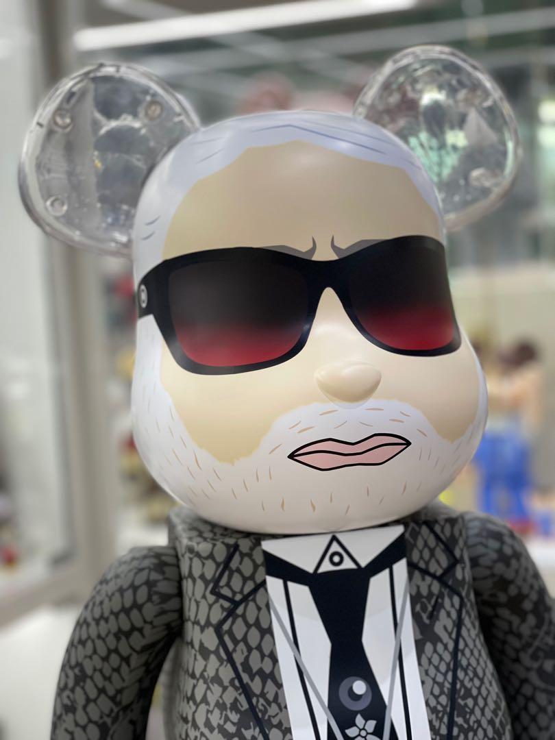 BE@RBRICK x The Kaiser 1000% Designed by Karl Lagerfeld (Edition of 1999, numbered and come with certificate)
