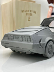 Daniel Arsham “Eroded DeLorean” Sculpture Grey Ver. (China Exclusive, Edition of 500, numbered) Back to the Future