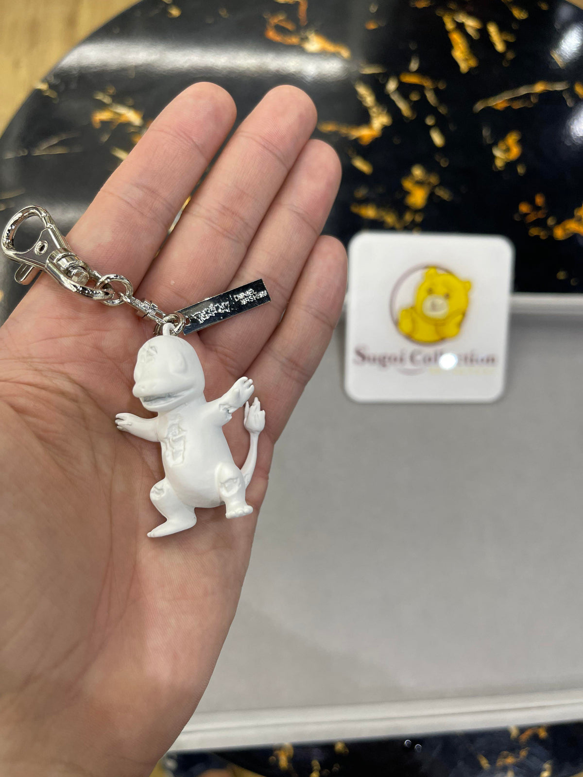 Daniel Arsham x Pokemon x 2G Tokyo Charmander Keychain