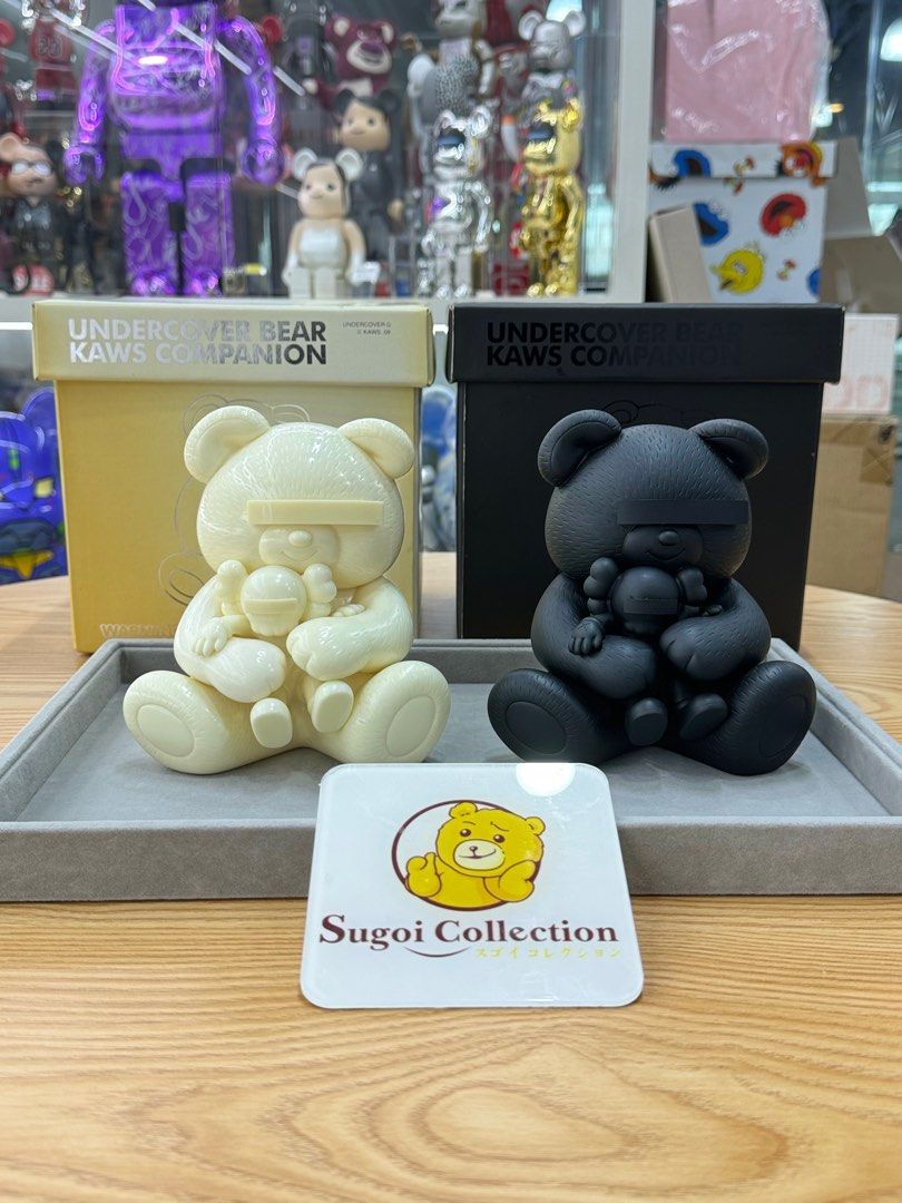 OriginalFake Kaws x Undercover Bear Companion White & Black set (Released in 2009)
