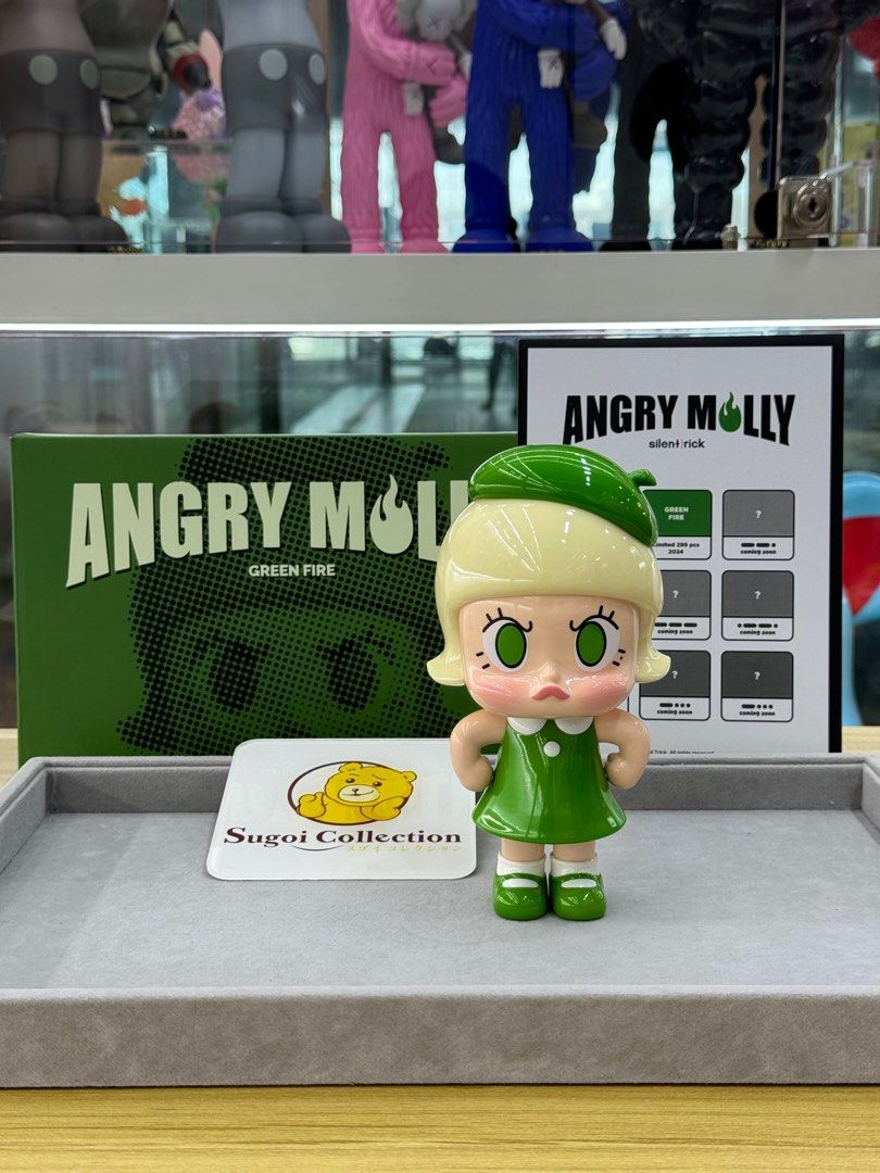 Silent Trick Angry Molly “Green Fire” (Singapore Pop Toy Show 2024 Exclusive) PTS 2024