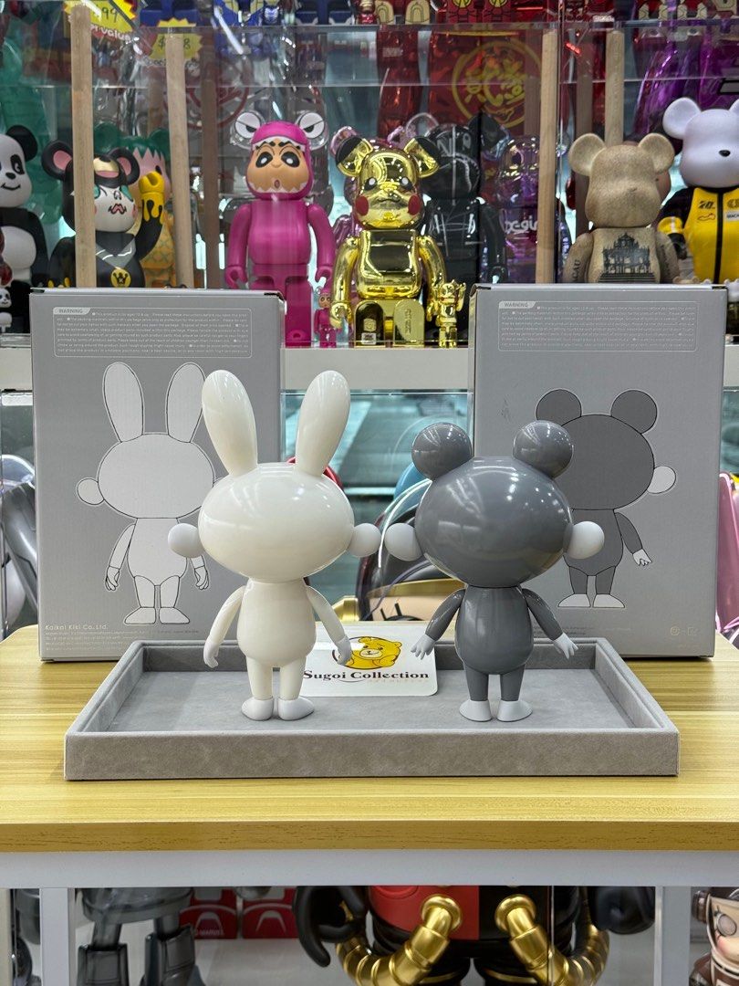 Takashi Murakami Kaikai & Kiki figures (set of 2, released in 2019) Made In Japan