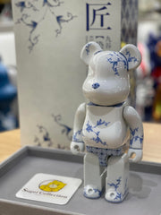 BE@RBRICK x Kutani Takumi Dyed Arabesque 400% by Midland Creation porcelain bearbrick