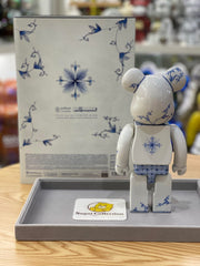 BE@RBRICK x Kutani Takumi Dyed Arabesque 400% by Midland Creation porcelain bearbrick