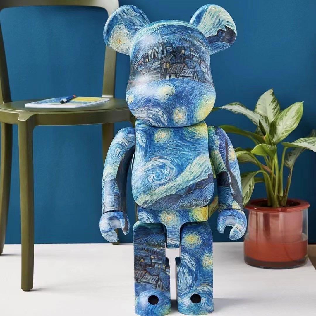 BE@RBRICK x MoMA x Vincent Van Gogh “The Starry Night” 1000% bearbrick