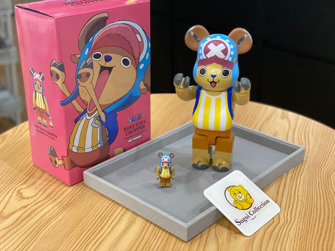 BE@RBRICK x One Piece Chopper 400%+100% set bearbrick 海贼王 乔巴