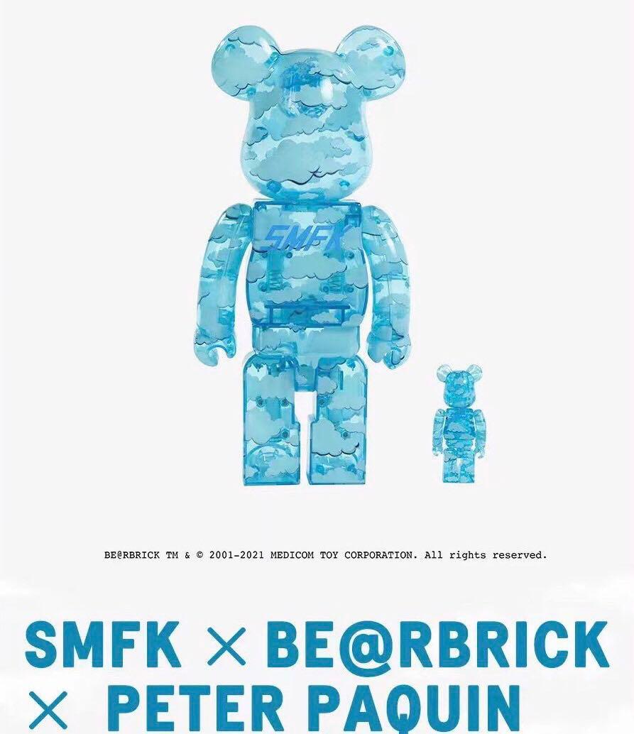 BE@RBRICK x Pater Paquin x SMFK 400%+100% 套装（限量 1000 份）