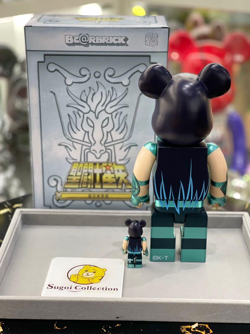 BE@RBRICK x Saint Seiya Shiryu 100%+400% set bearbrick 圣斗士星矢 紫龙