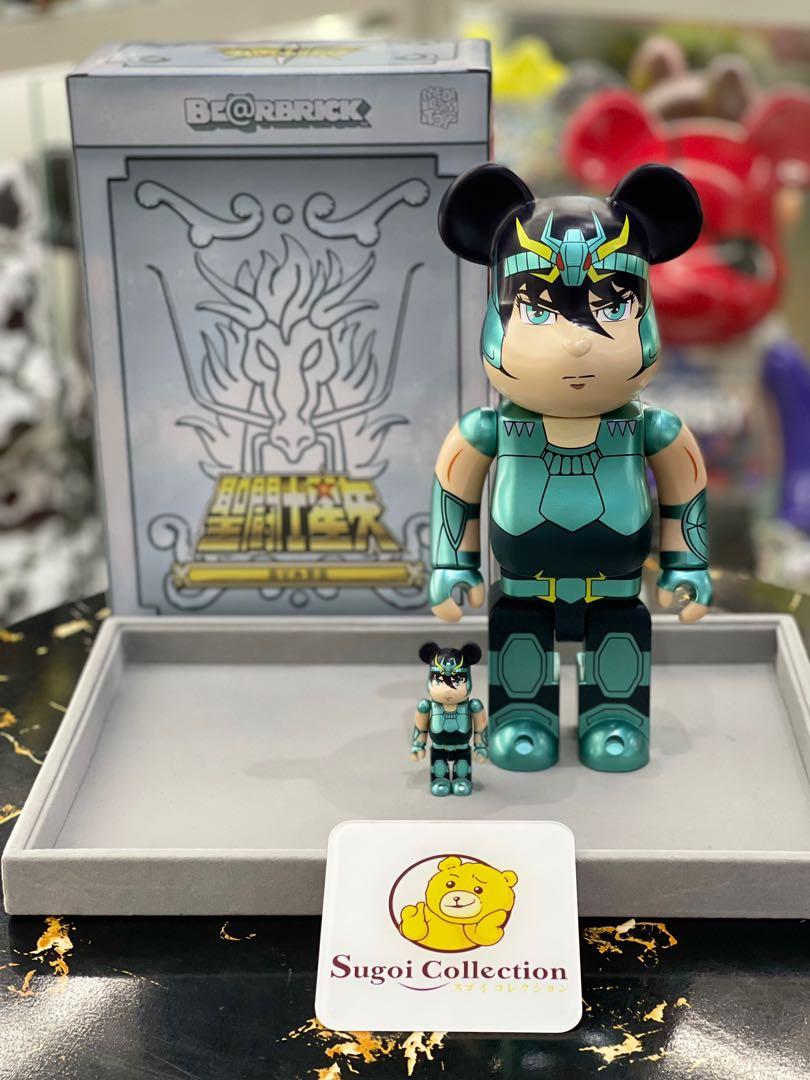 BE@RBRICK x Saint Seiya Shiryu 100%+400% set bearbrick 圣斗士星矢 紫龙